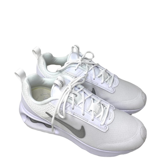 Nike Women’s Sneakers 100 Air Max INtrlk Lite Mesh White Silver DV5695 100 - Picture 3 of 9